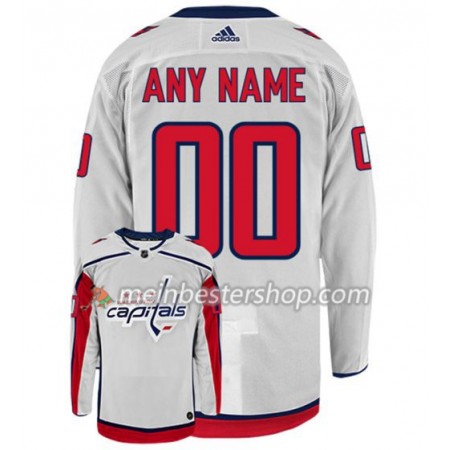 Washington Capitals Custom Adidas Weiß Trikot Authentic - Herren